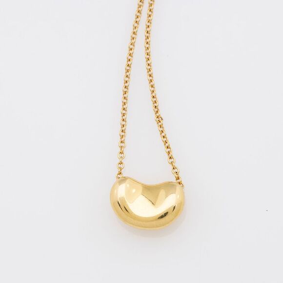 Tiffany & Co. Elsa Peretti 18k Gold Bean 9mm Necklace - Picture 6 of 6